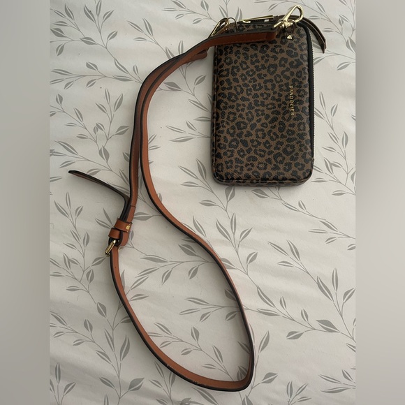 Bandolier Leopard Print Phone Case with Strap - Picture 1 of 4